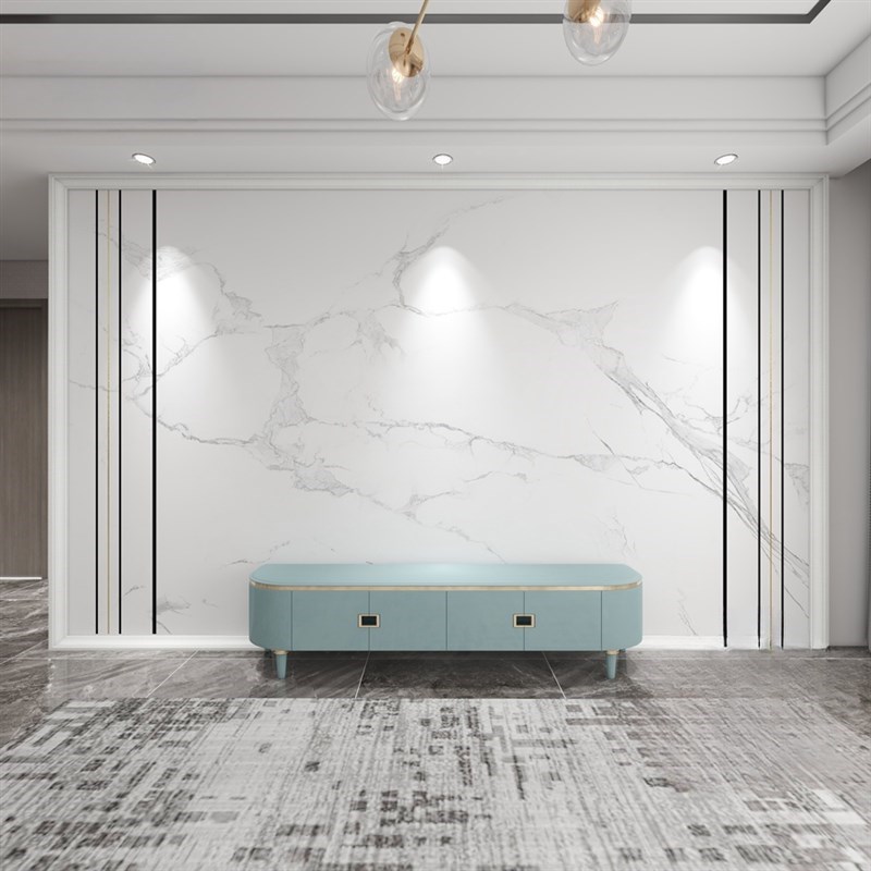 大理石墙布壁布电视背景墙壁纸客厅8d立体影视墙壁画2024年新款