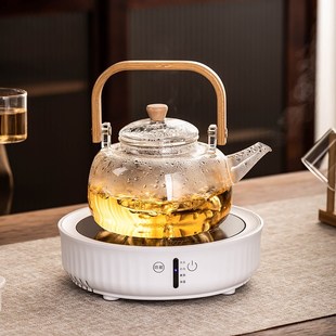 罐罐煮茶壶家用室内玻璃泡茶壶茶具套装 电陶炉煮茶器新款 2024