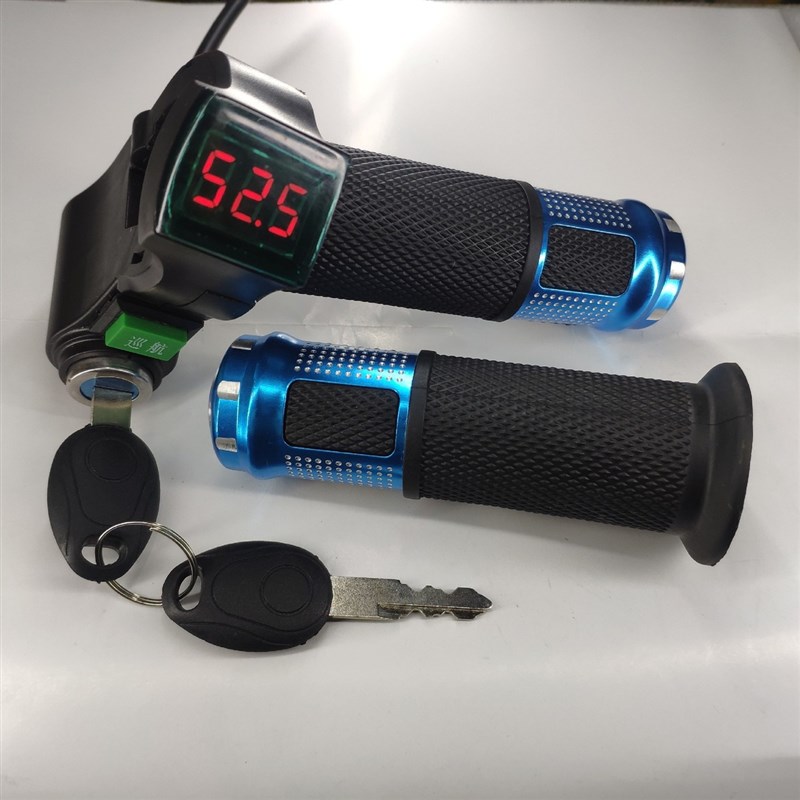 红屏常规锁+巡航电动车转把电动车配件调速把节气门手把