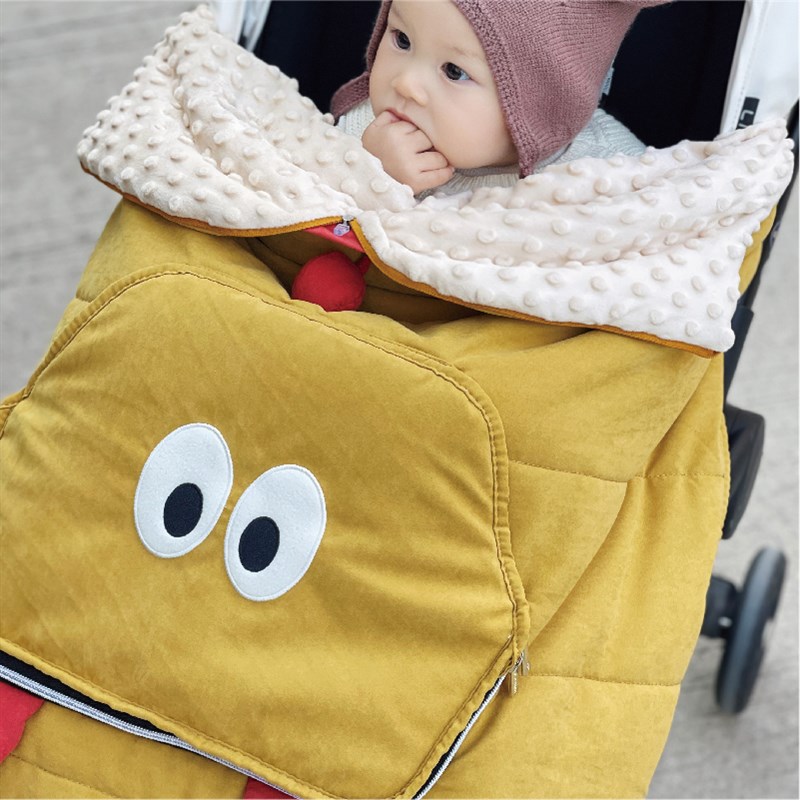 婴儿抱婴袋披风斗篷婴儿车盖毯推车挡风被腰凳防风宝宝披风保暖加