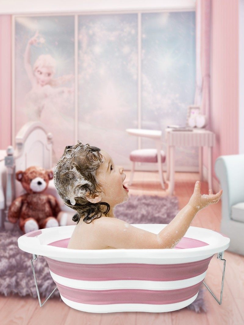 婴儿盆折叠盆儿童洗澡盆宝宝沐浴泡澡可坐新生盆加大浴桶澡盆小孩,婴童用品,浴盆/浴桶,淘宝优惠券,粉丝福利购,淘宝优惠卷