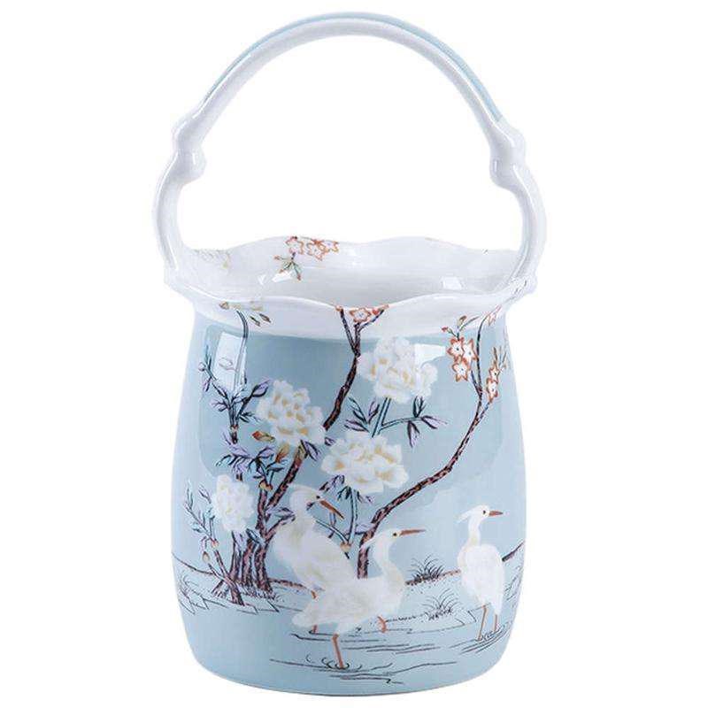 餐具配件厨房用具用品水果叉花篮 小勺容器 骨瓷家具摆件 陶瓷