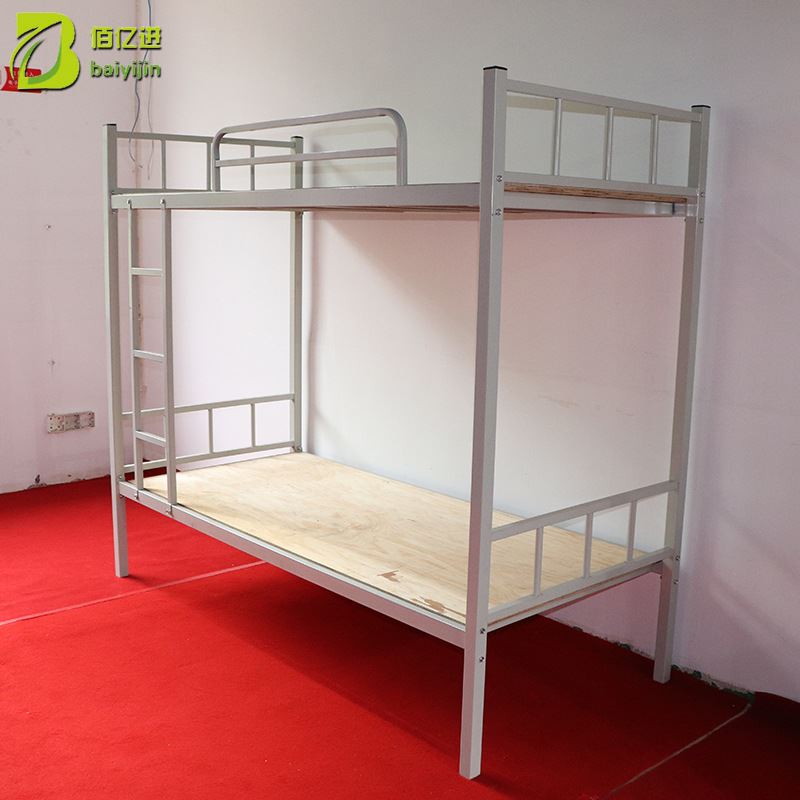 加厚双层铁架床学校学生铁架床员工F宿舍成人双层上下铺铁床架工