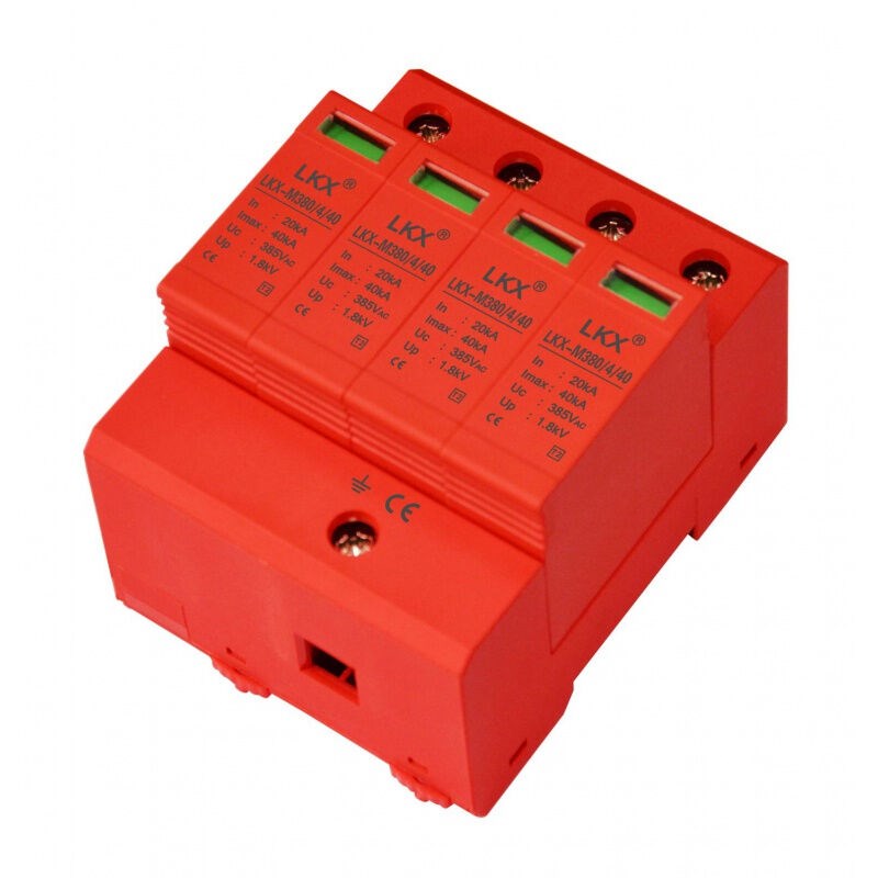 LKX-M380/4/20/40/60/80/120KA电涌保护器电源浪涌模块三相4PLKX-