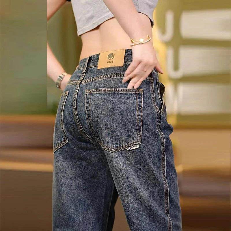 轻奢春夏季牛仔裤男款2026年新款宽松男士休闲百搭水洗直筒牛仔裤