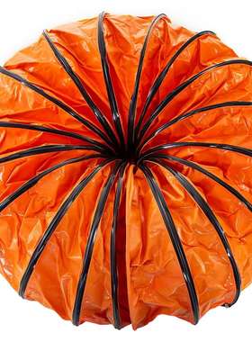 12寸PVC风管隧道排风厨房通风排烟抽风SMDY排气管伸缩软管风机管