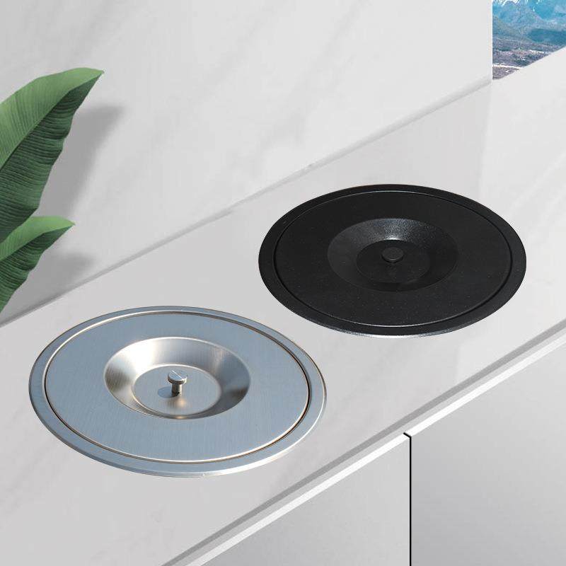 韦普台面垃圾桶304不锈钢嵌入式分类垃圾筒投入口隐藏厨房黑色,电子元器件市场,集成电路（IC）,淘宝优惠券,粉丝福利购,淘宝优惠卷