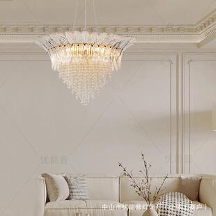 法式艺术吊灯客厅主灯餐厅卧室水晶灯意式轻奢别墅灯具厂家