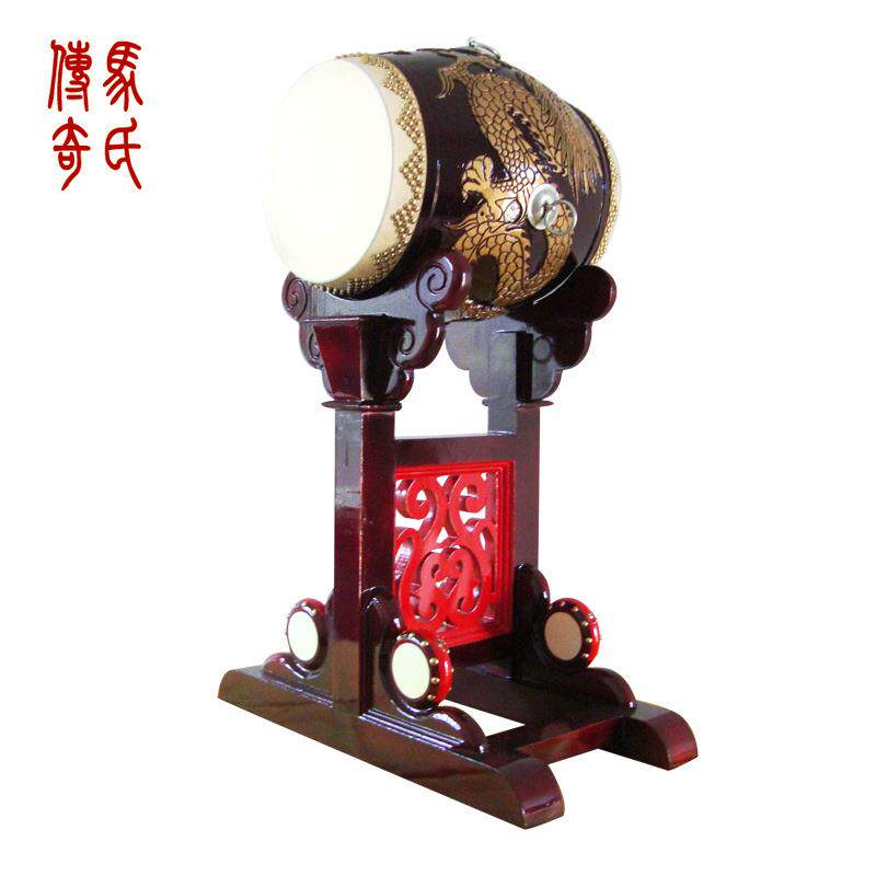 马氏传奇雕龙战鼓 刻龙堂鼓 彩色雕龙鼓 龙鼓架鼓