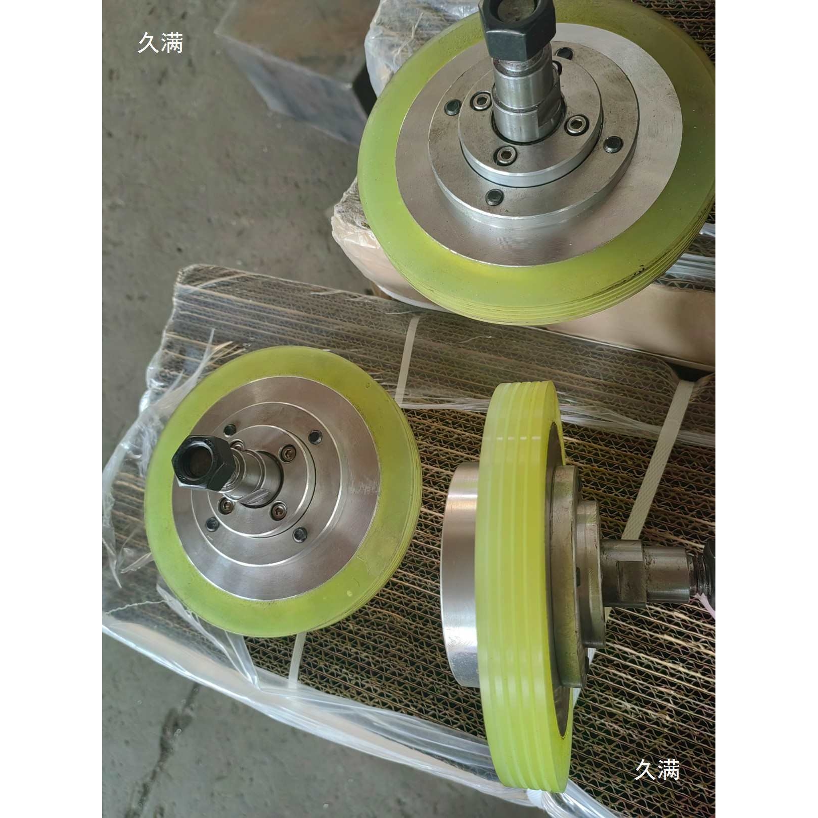 发泡陶瓷切割石材切割直径300毫米导向轮驱动轮绳锯机配件