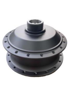 MW-142A型轮毂 双螺纹轮毂250W 配碟刹端盖或螺纹盖 铝合金轮毂外