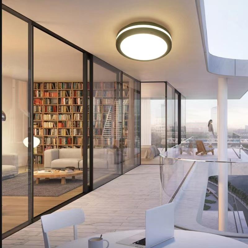 户外防水LED吸顶灯家用室外壁灯阳台过道走廊别墅外墙庭院壁灯