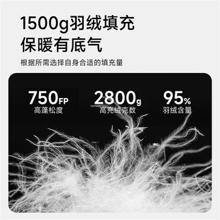 羽绒睡袋鹅d绒成人户外冬季 零下30度轻量化行军露营加厚防寒车用2