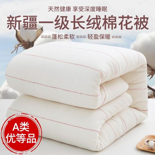 新疆一级长绒棉被纯棉花被子被芯冬被棉I絮床垫被褥子铺底冬季加