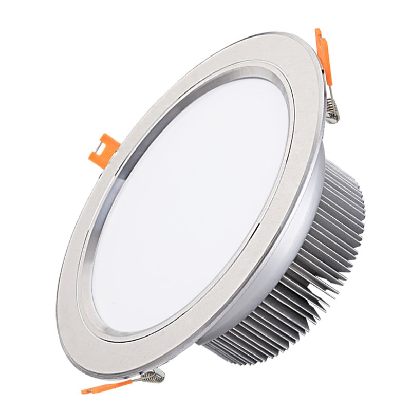 超亮服装店铺商用筒灯led嵌入式15大功率4F0W孔灯17公分6寸30W18c