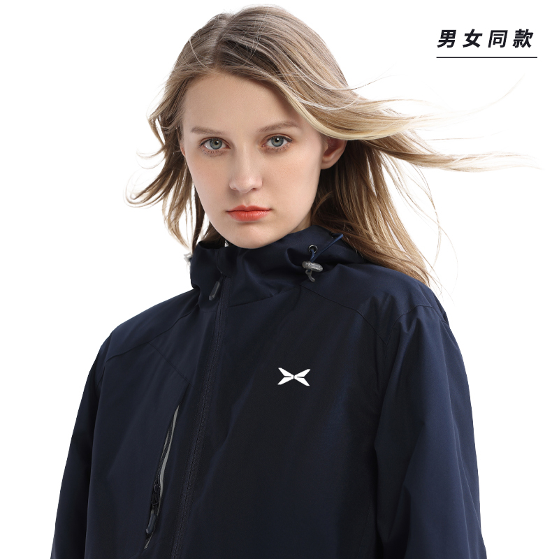 小鹏冲锋衣工作服三合一汽车v维修4s店男女员工秋冬装外套印字刺