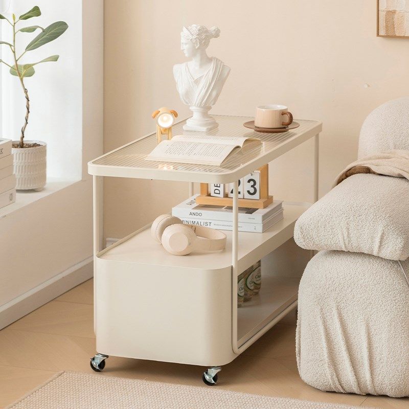 可移动钢化玻璃客厅沙发边几家用小户型角M几侧边柜小茶几小推车,住宅家具,移动边几/推车,淘宝优惠券,粉丝福利购,淘宝优惠卷