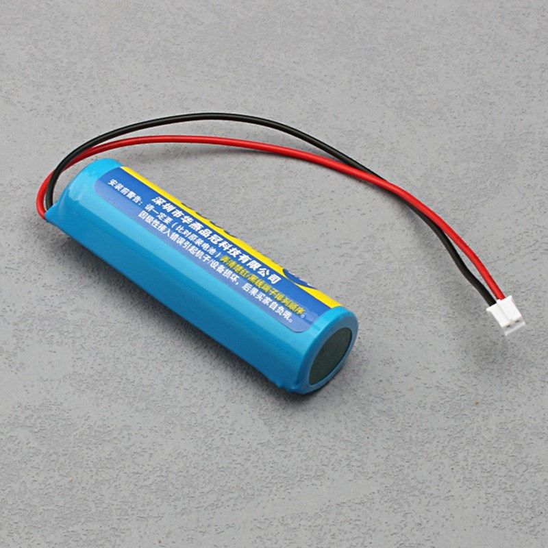 饮水机抽水泵18650锂p电池组带线PH2.0插头3.7V可充电垃圾桶台灯