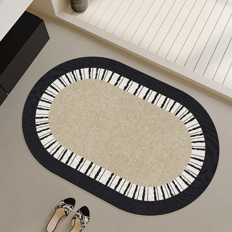 科技皮卫生间地垫浴n室防滑吸水脚垫法式椭圆地毯厕所门口免洗门,居家布艺,家用脚垫,淘宝优惠券,粉丝福利购,淘宝优惠卷