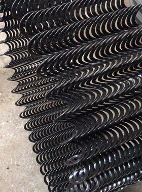 厂家直销吸粮机叶片锰钢螺旋绞龙叶片弹簧螺旋料线绞龙叶