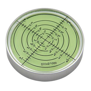 带磁金属万向水平k仪6012水平泡珠水准泡圆水准仪气泡高精度水准