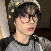 黑框超轻TR眼镜近视男款 专业可配有度数镜片复古文艺大框眼睛框架