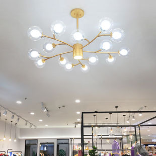 超亮网红店铺灯商用背景墙吧台飘窗灯 饰创意个性 服装 店吊灯橱窗装