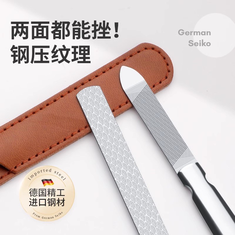 热销指甲锉刀磨手指甲神器修脚搓条工具打磨条砂双面抛光锉灰美甲