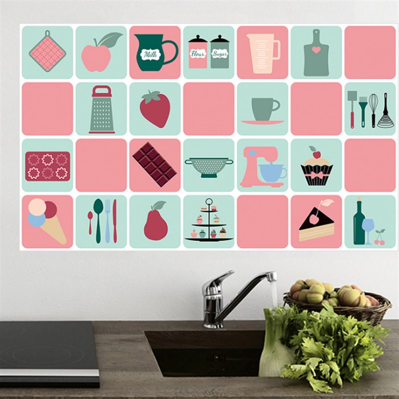 热销灶台自粘防油贴纸瓷砖防水油烟墙贴家居用品厨房墙壁防潮挡油