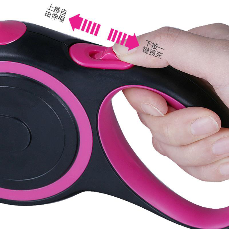 热销狗狗牵引绳自动伸缩遛狗绳狗猫咪小型犬比熊柯基泰迪宠物用品