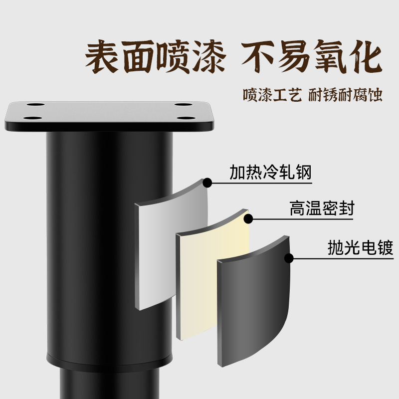 热销茶几沙发脚家具伸缩柜脚床腿桌腿电视柜支撑柱加增高可调节支