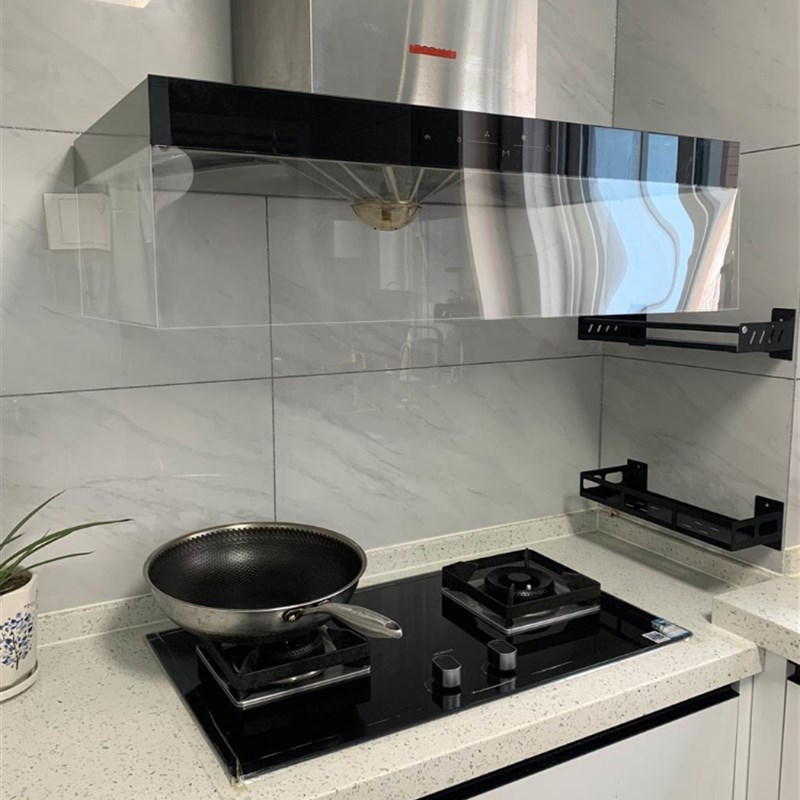 热销开放式厨房抽油烟机防油烟神器罩吸油贴纸挡板隔离灶台耐高温