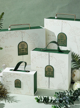 2025轻奢手提喜糖盒小众高级感喜糖袋结婚伴娘宾客伴手礼盒包装盒