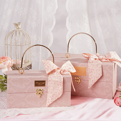 2025结婚订婚伴娘伴郎伴手礼盒喜糖盒子小众高级感生日礼盒包装盒