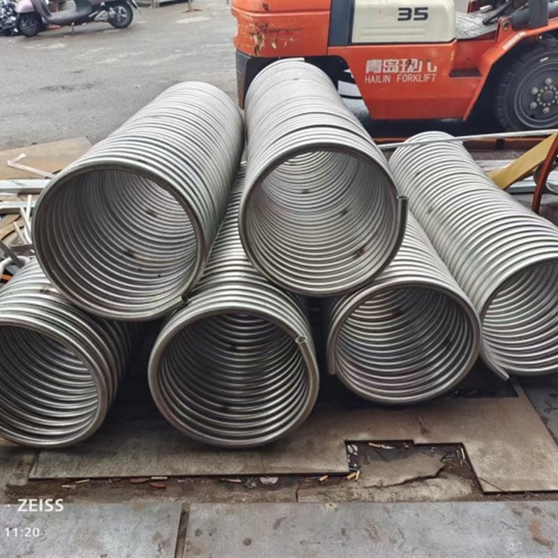 304不锈钢弯管盘管加工定做换热器紫铜冷却盘蒸发器蛇形蒸汽螺旋
