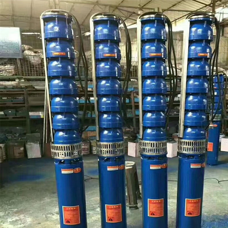 QJ深井潜水泵大流量抽水机380v三相农用灌溉浇地不锈钢多级深水泵