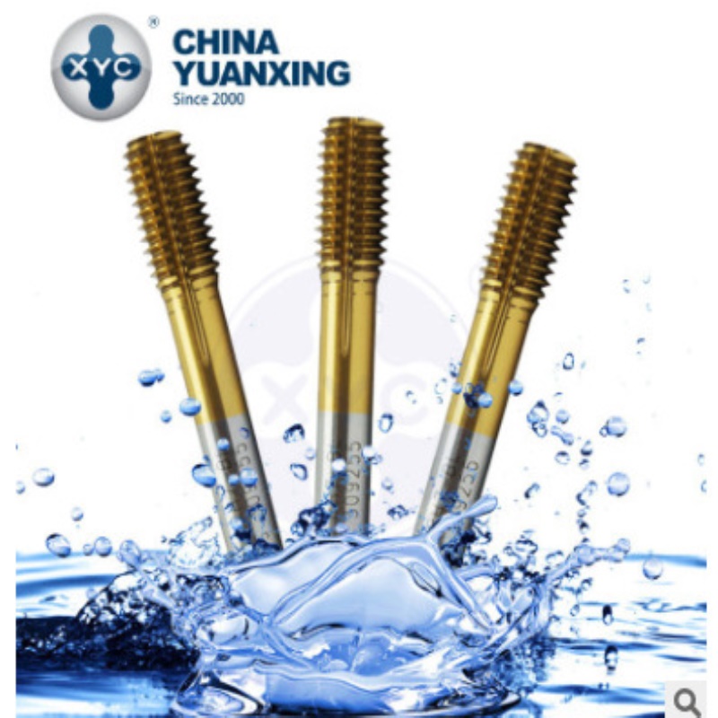 供应挤压丝攻M8*1.25 镀金钛挤压丝锥 TIN 无屑丝锥