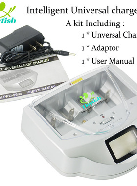 跨境热销Charger for AA, AAA, C, D, 9V Ni-MH Ni-CD  and Alkal