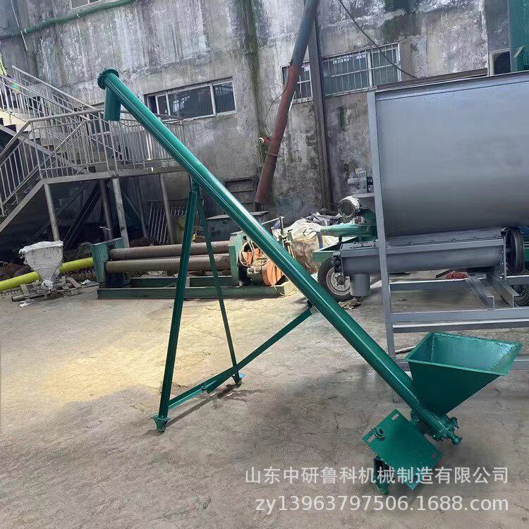 不锈钢螺旋粮食沙土提升机 防尘管式粉料上料输送机 加厚耐用