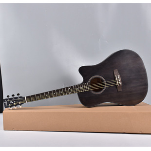 41寸云杉木面板民谣六弦木吉他 41寸21品位缺角民谣木吉他JITA