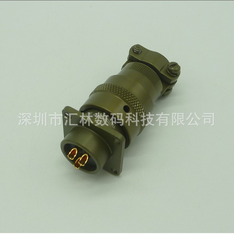 防水连接器永汉插头YH3116F12-3S+YH3112E12-3P快速连接