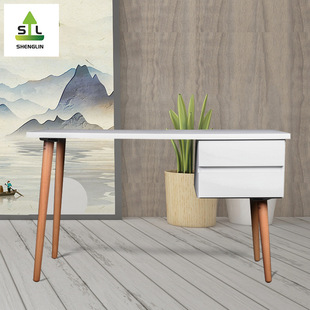 办公桌简约现代电脑台式桌家用书桌办公室桌椅组合卧室学习写字桌