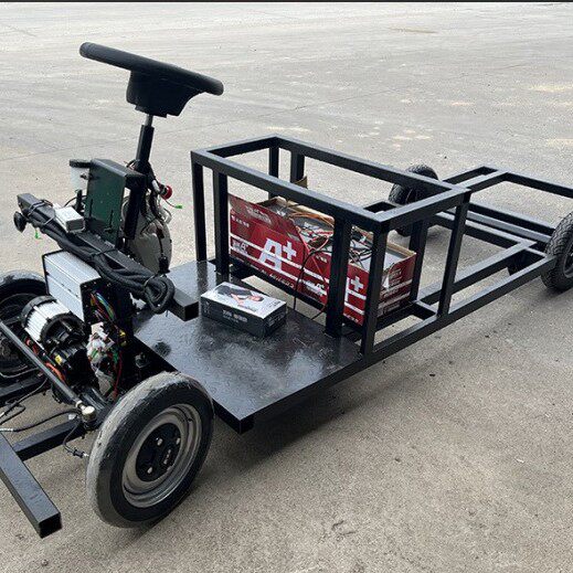 订置电动线控重型花车底盘车架大型游乐庆典巡游花车底盘电动车架