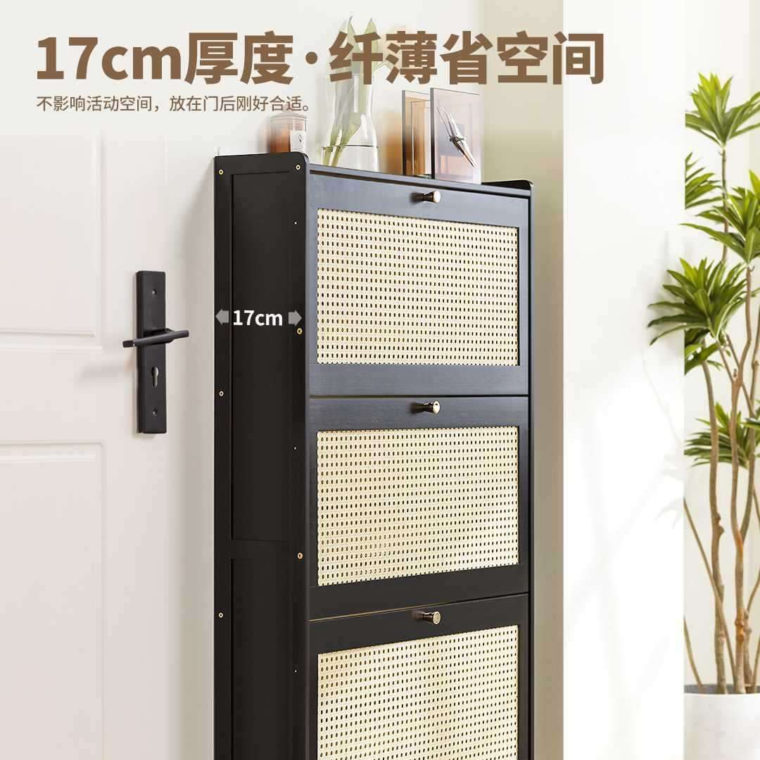 鞋架门口小窄简易斜放多层家用超窄夹缝靠墙入户进门口小鞋柜