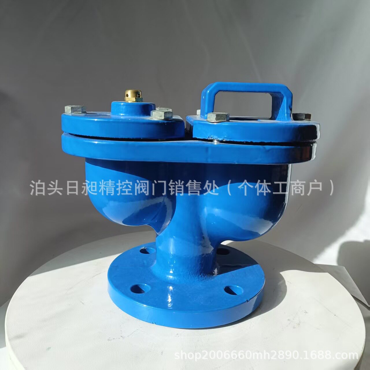 双口排气阀法兰球墨铸铁快 速放气阀QB2法兰自动排气阀
