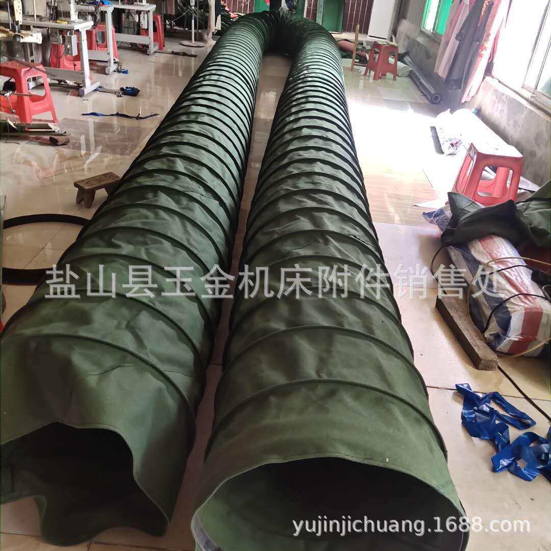 供应阻燃耐高温风机软连接管道伸缩帆布软连接排风烟道软接头