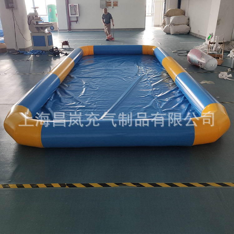 儿童沙滩充气沙池钓鱼池加厚广场摆摊充气玩沙池决明子充气池