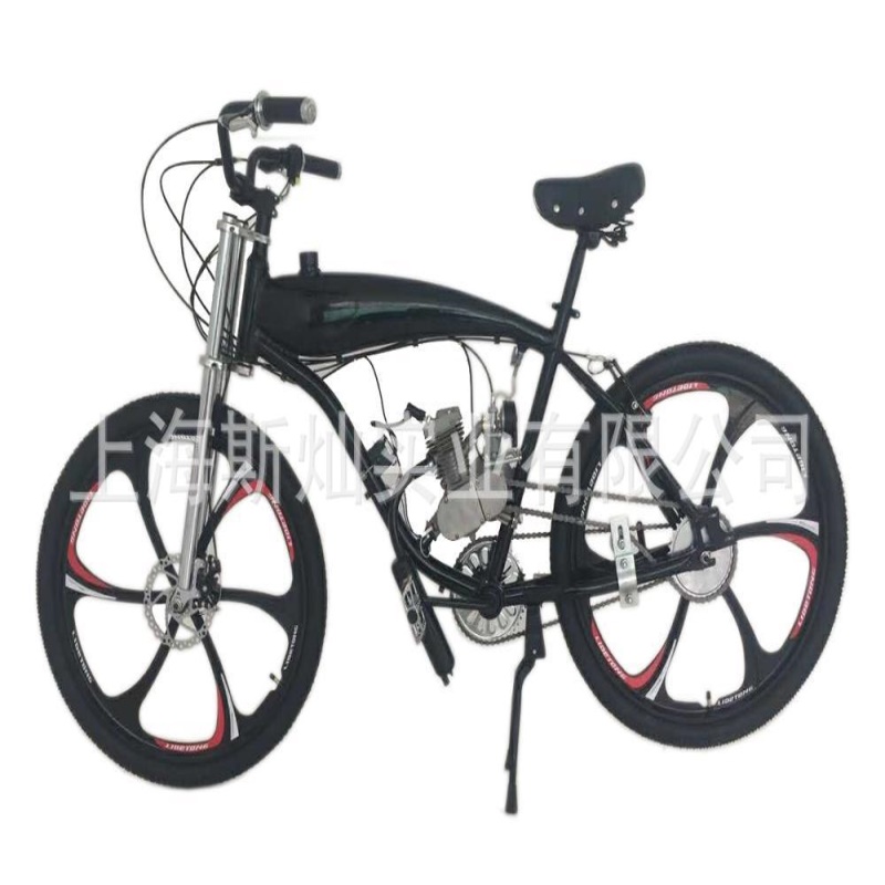 自行车带80CC 发动机