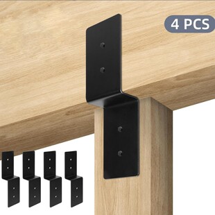 重型钢Z形支架Z 形连接支架黑色安全门锁支架重型降开杆支架