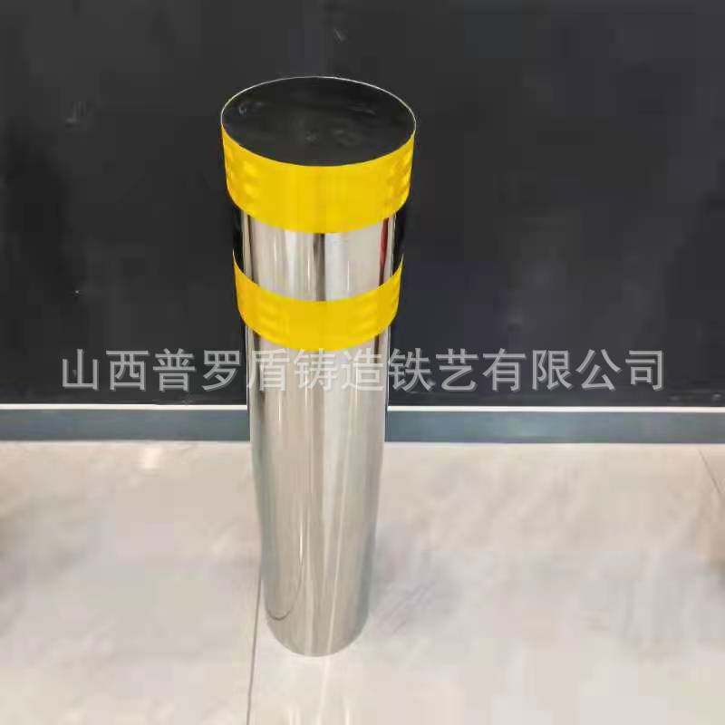 不锈钢防撞柱 不锈钢活动警示柱 停车场立柱止车柱子 防冲撞路桩